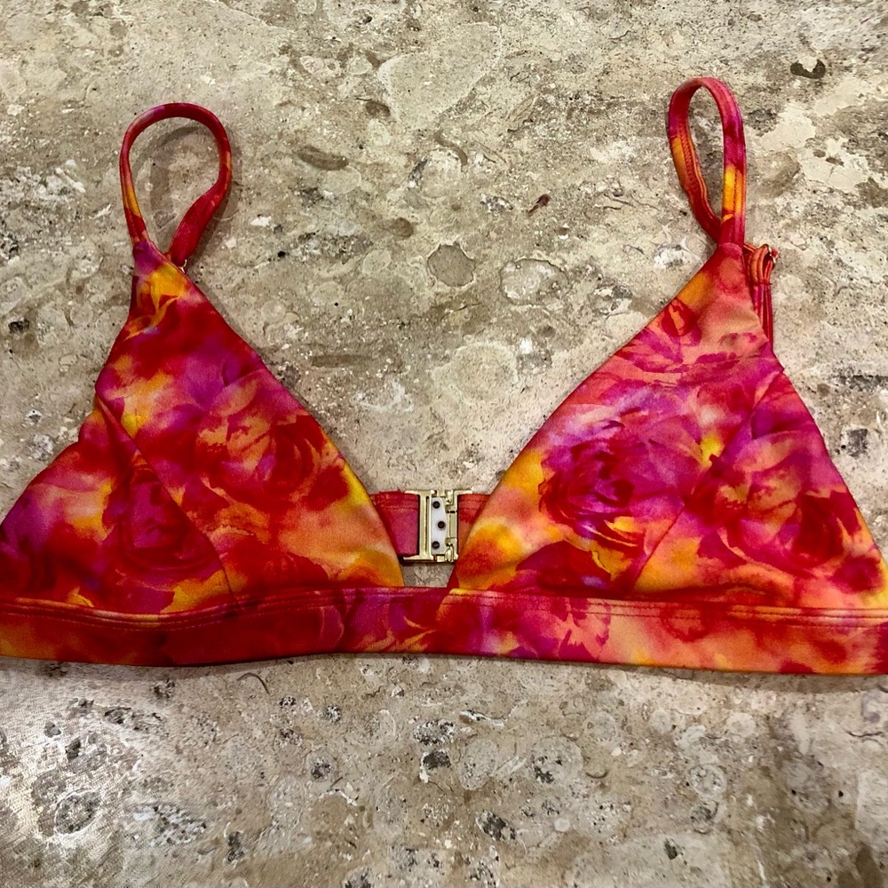 FAE Swim Luna Top in Bloom size S